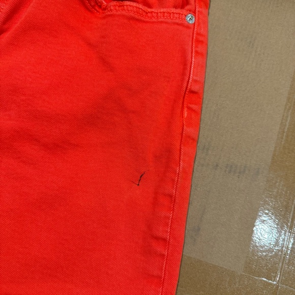 Current/Elliott The Kick Jean Fiery Red High Rise Stretch W30 - Picture 13 of 13